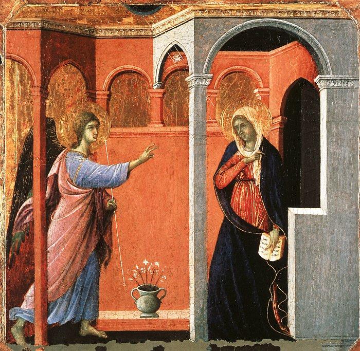 Annunciation, Duccio di Buoninsegna